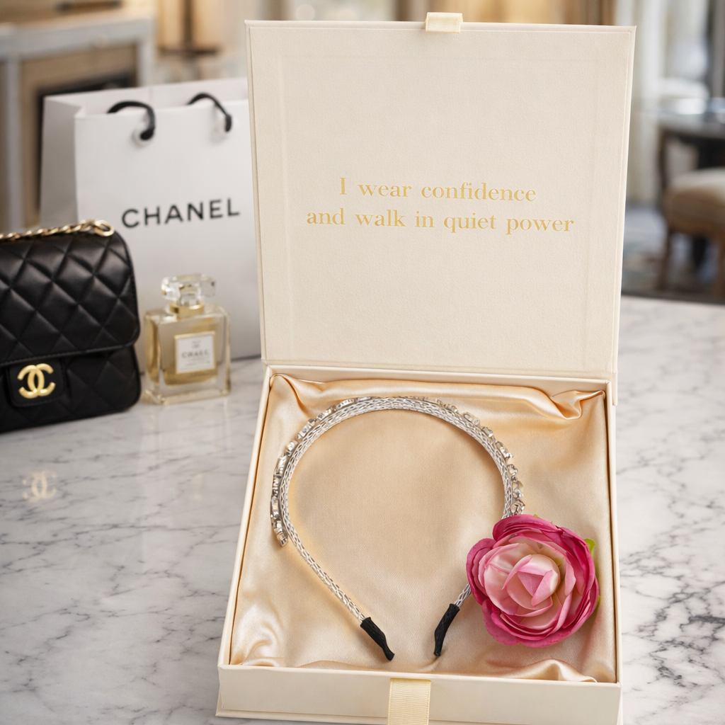 [Radiant] Stimulated Diamonds Headband - Luxury Statement Piece