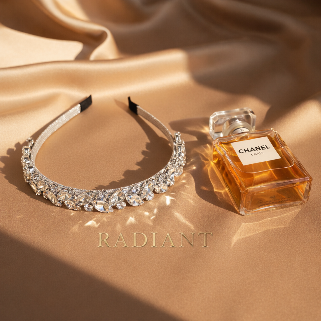 [Radiant] Stimulated Diamonds Headband - Luxury Statement Piece